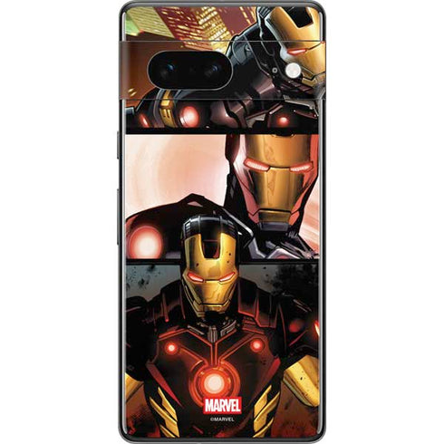 Marvel Iron Man Three Panel Pixel Skins